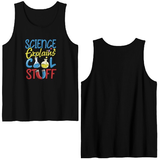 Science Philosophy Cool Stuff Double Sided Tank Tops