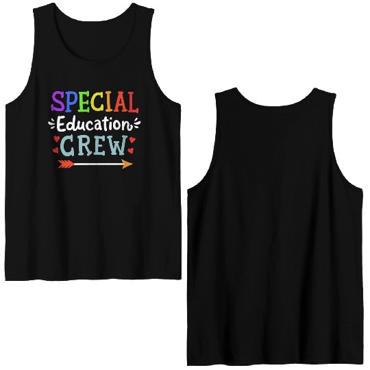 Special Education Sped Teacher Sped Student Double Sided Tank Tops