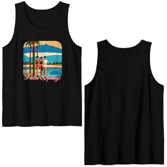 Palm Springs Swim Club Double Sided Tank Tops