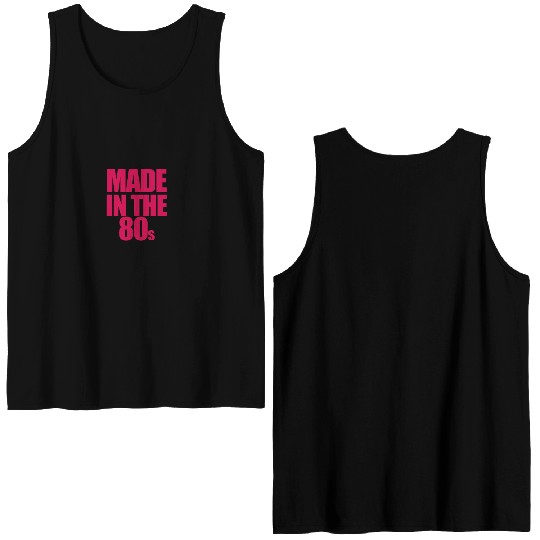 made in the 80s Double Sided Tank Tops