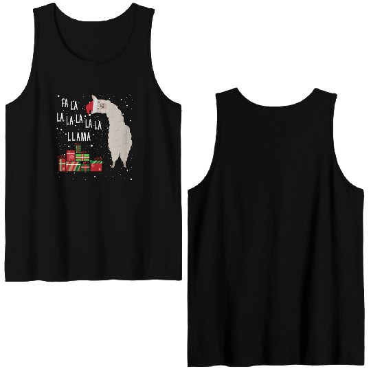 Fa La La Llama Double Sided Tank Tops