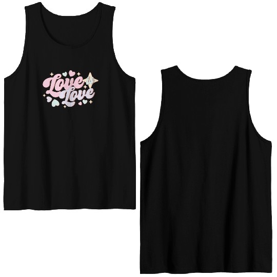 Love Is Love, LGBT Pride Month Double Sided Tank Tops