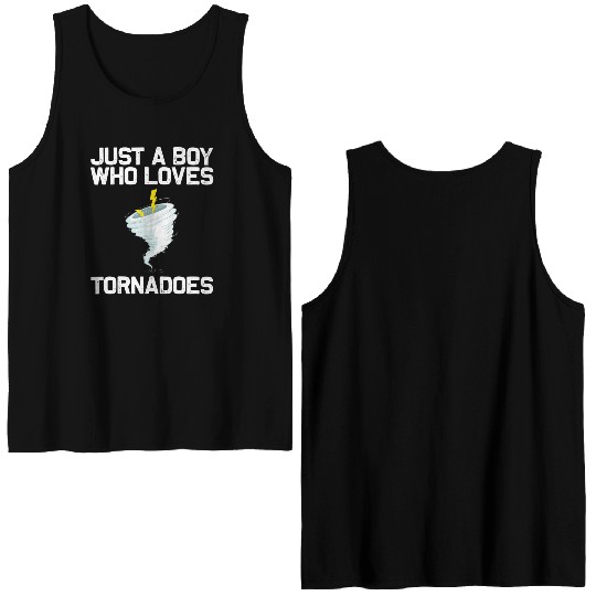 Tornado For Hurricane Weather Chaser Double Sided Tank Tops