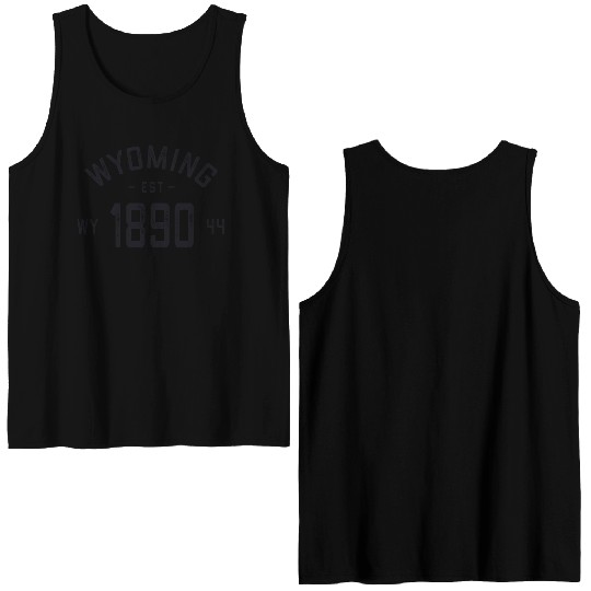 Wyoming Wyoming Wy Usa Double Sided Tank Tops