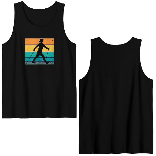 women hiking Double Sided Tank Tops