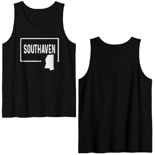 Southaven Mississippi Ms Home Hometown Vacation Double Sided Tank Tops