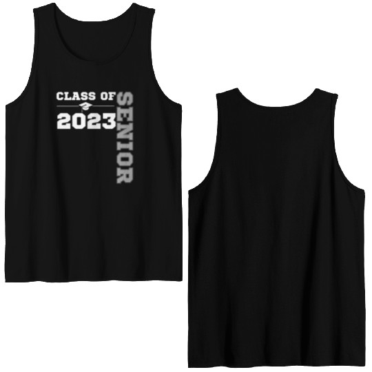 Class Of 2023 Senior Year 23 Back To School Double Sided Tank Tops