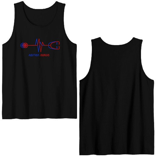 Haitian Flag Double Sided Tank Tops