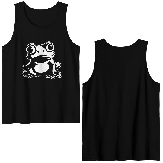 Frog Amphibian Toad Double Sided Tank Tops