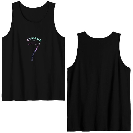 Shinigami scythe - god of death Double Sided Tank Tops
