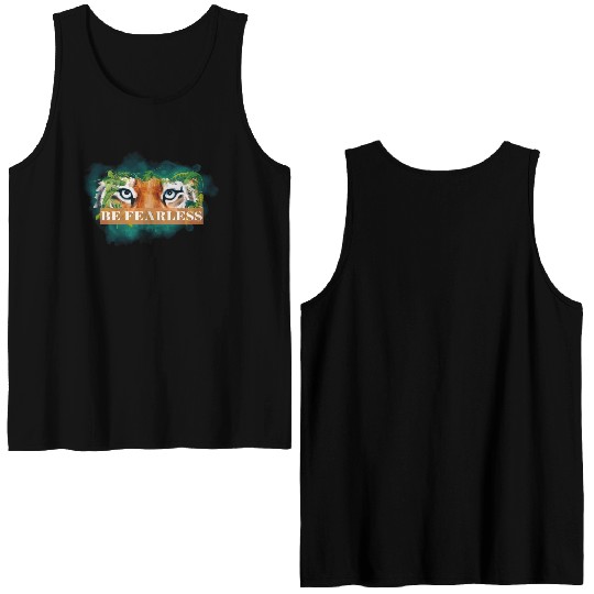 Be Fearless Double Sided Tank Tops