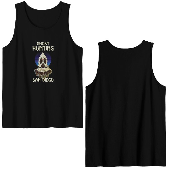 Paranormal Investigator San Diego Ghost Hunter Double Sided Tank Tops