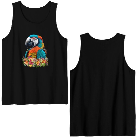 Beautiful Nature - Macaw 03 Double Sided Tank Tops