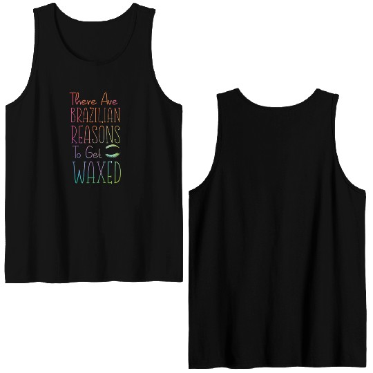 Cute Esthetician Skincare Double Sided Tank Tops