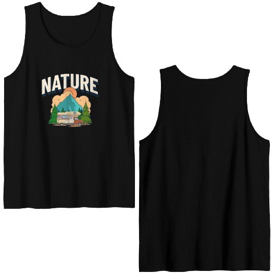 Rv World Tour Nature Is Calling Double Sided Tank Tops
