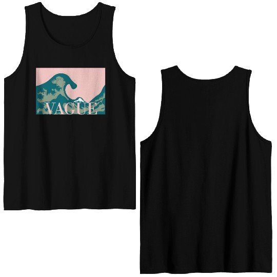 La Grande Vague The Great Wave Double Sided Tank Tops