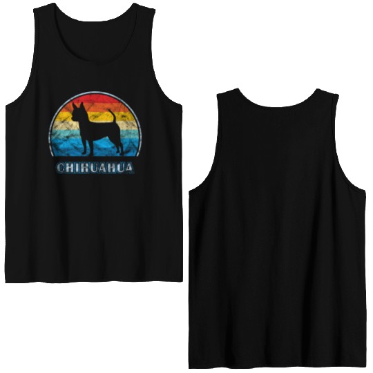 Smooth Chihuahua Dog Double Sided Tank Tops