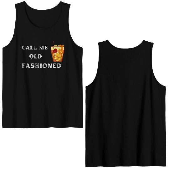 Call Me Old Fashioned Double Sided Tank Tops