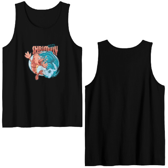shrimp and catfish Double Sided Tank Tops