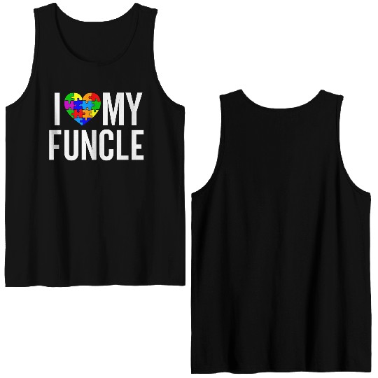 I Love My Funcle Double Sided Tank Tops