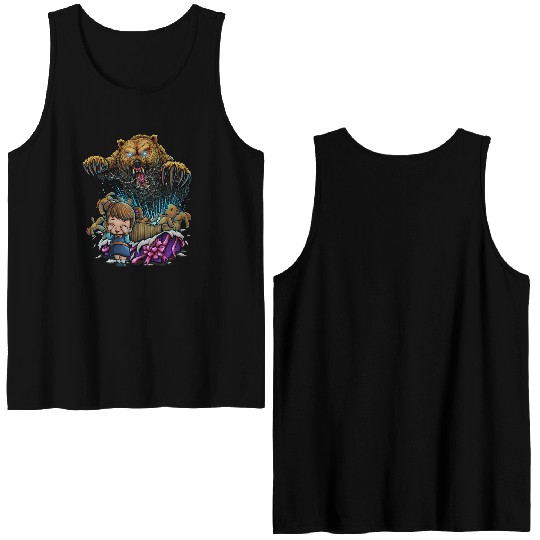 Surprise gift box Double Sided Tank Tops