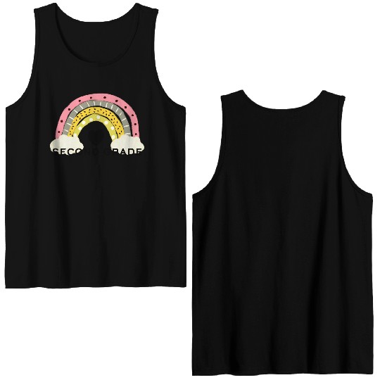 Second Grade Back To School Double Sided Tank Tops