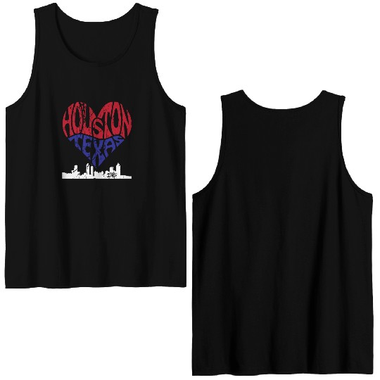 Houston Texas Pride Embrace the Spirit Double Sided Tank Tops