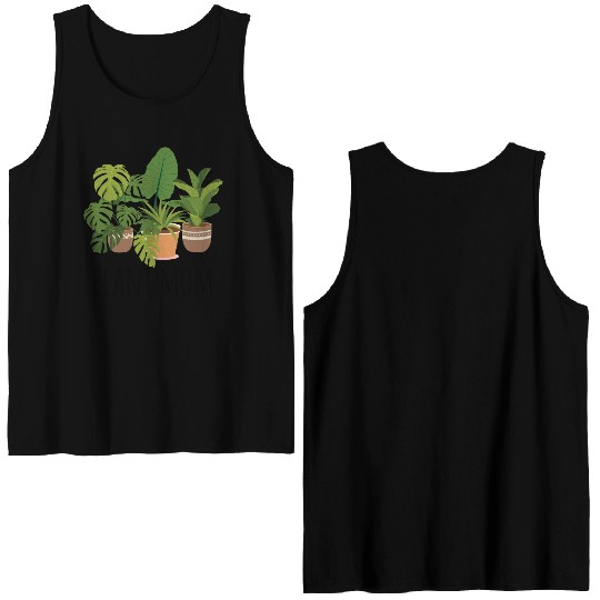 Houseplants Galore Plant Mom Double Sided Tank Tops