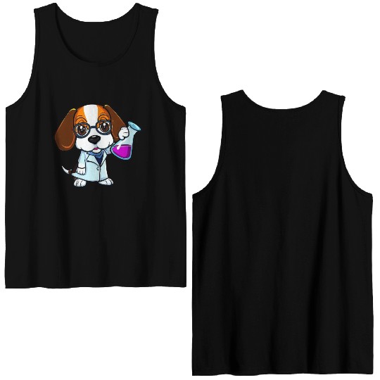 Beagle Puppy - Dexter Double Sided Tank Tops