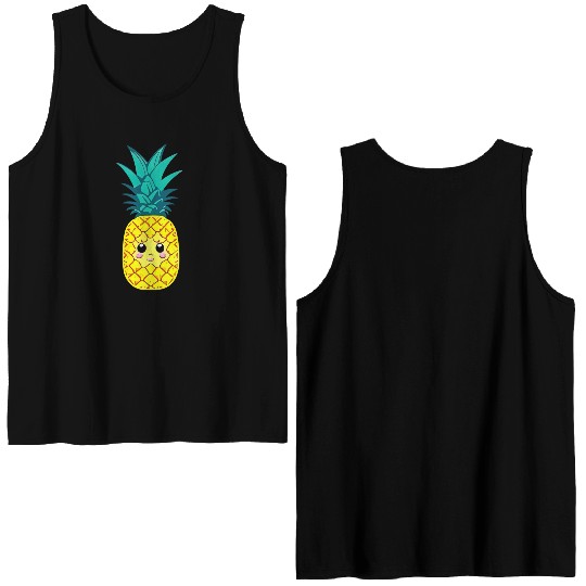 Sweet Pineapple Double Sided Tank Tops