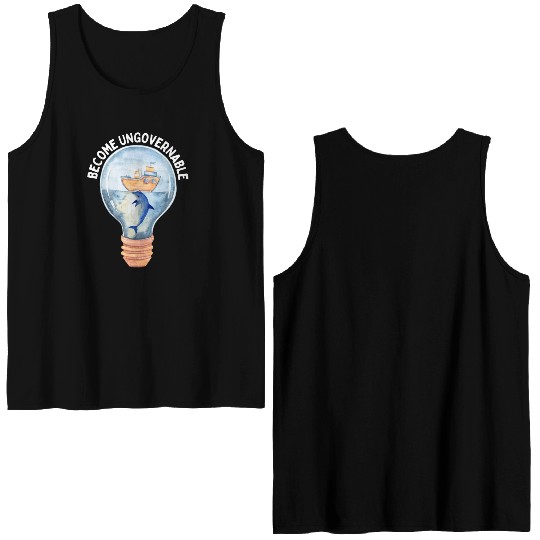 Become Ungovernable Cute Anarchist Save The Double Sided Tank Tops