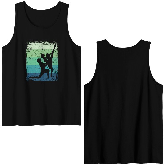 Ballet Dance Couple Vintage Ballerina Double Sided Tank Tops