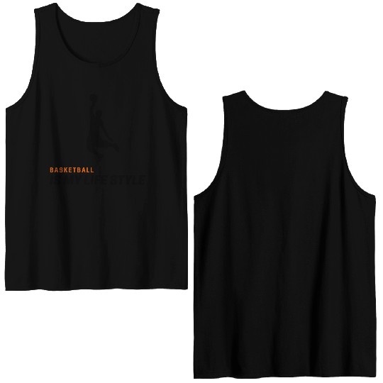 Basketball is my lifestyle Double Sided Tank Tops