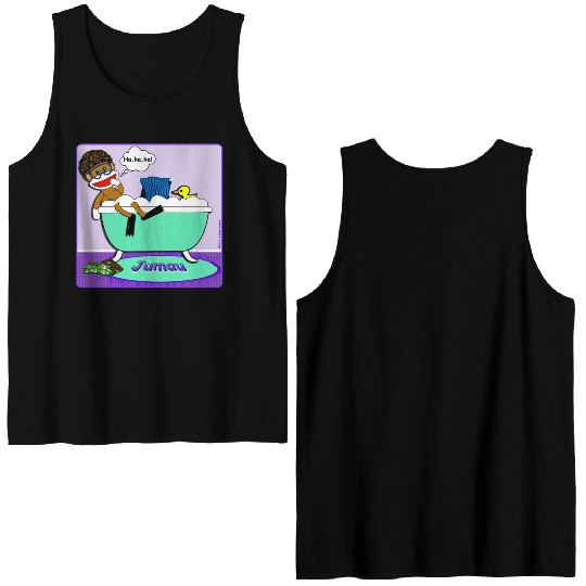 Jumau the Sock Monkey Double Sided Tank Tops