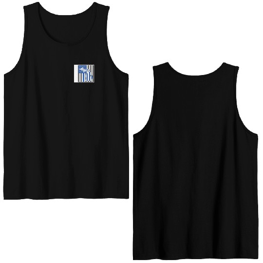 Police Double Sided Tank Tops, Michigan State Police Double Sided Tank Tops, Detroit