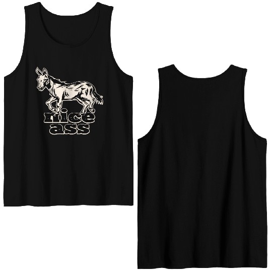 Nice Ass ©WhiteTigerLLC.Com LIKE US ON FACEBOOK Double Sided Tank Tops