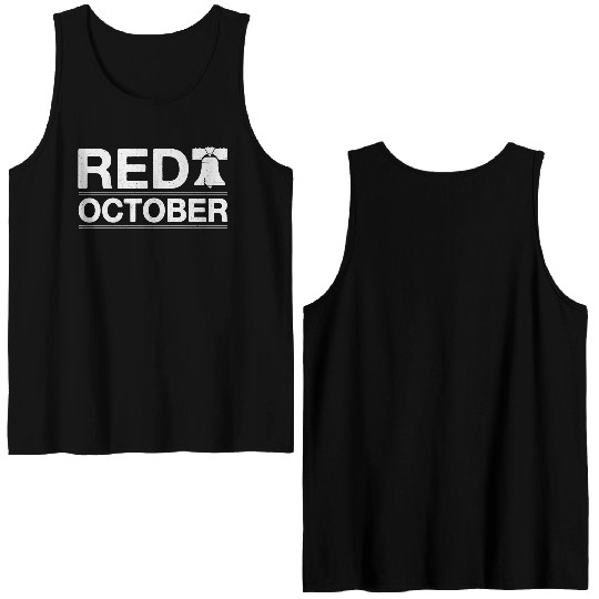 Philadelphia Red October Phillies Double Sided Tank Tops