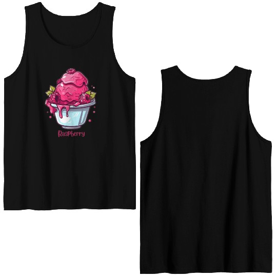 Raspberry Double Sided Tank Tops