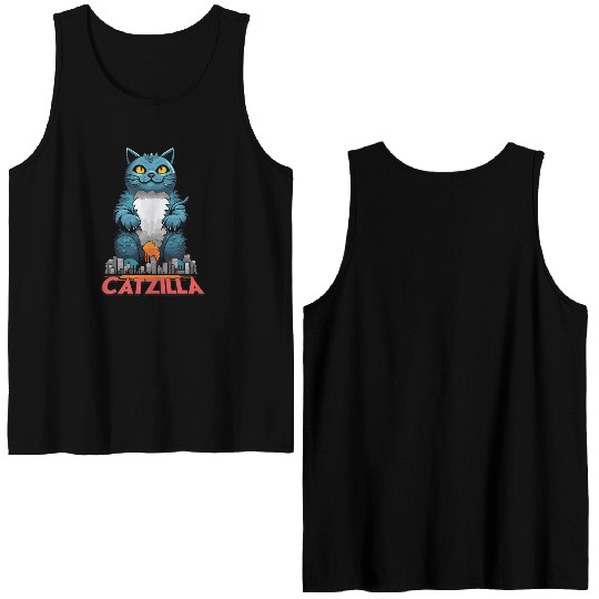 Catzilla Double Sided Tank Tops
