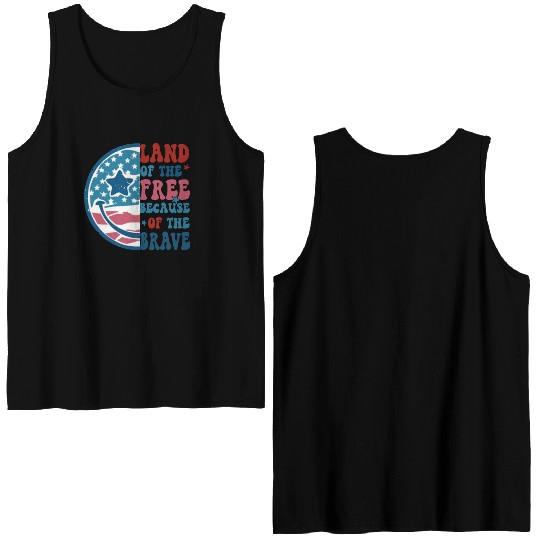 Land of the free Double Sided Tank Tops