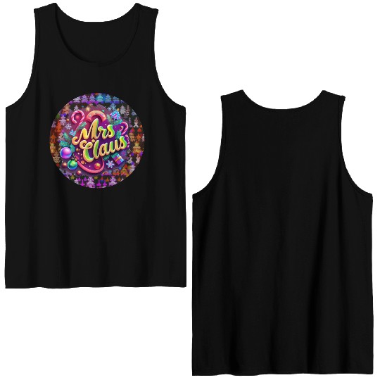 Mrs Claus Double Sided Tank Tops