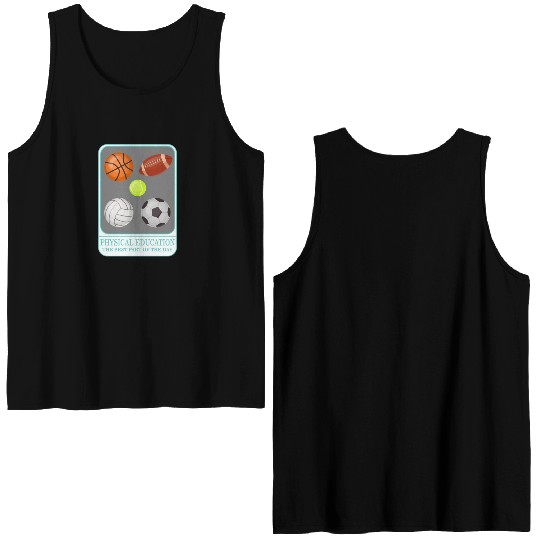 Physical Education Teacher Double Sided Tank Tops, P.E. Physical