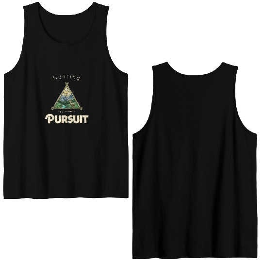 Wildlife hunting lover gift adventure hunting Double Sided Tank Tops