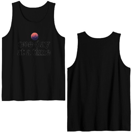 One Day At A Time Double Sided Tank Tops