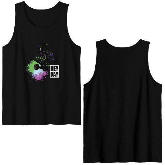 ATV/Quad " Airborne" style logo. By "Hey Day" Double Sided Tank Tops