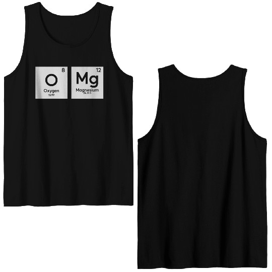 OMG periodic table in chemistry Double Sided Tank Tops
