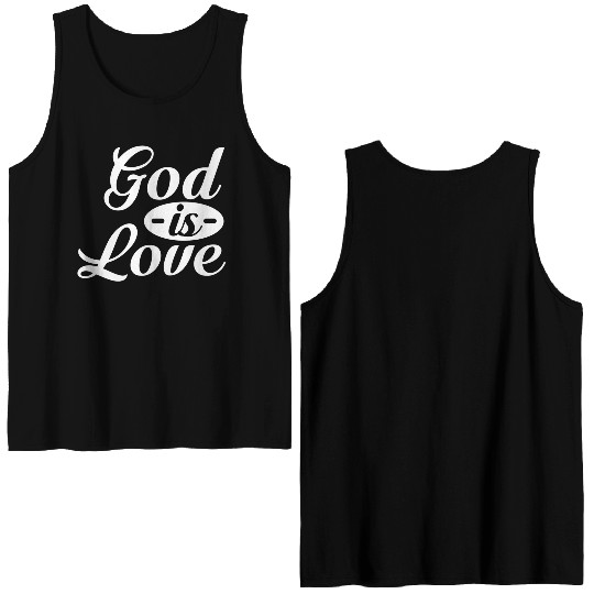 God Is Love Double Sided Tank Tops
