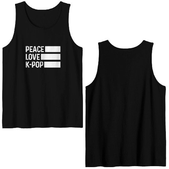 K-Pop Fan Gift Korean Pop Music Double Sided Tank Tops