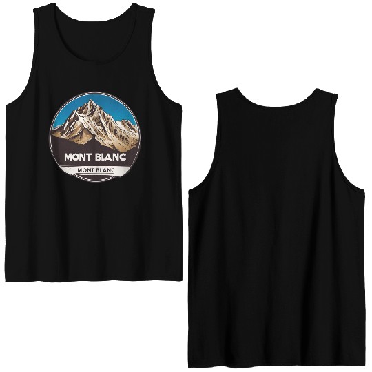 Mont Blanc logo Double Sided Tank Tops