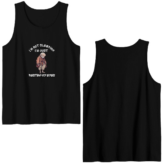 I'm Not Sleeping I'm Just Resting My Eyes Double Sided Tank Tops